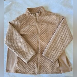 Croft & Barrow Tan Quilted Jacket